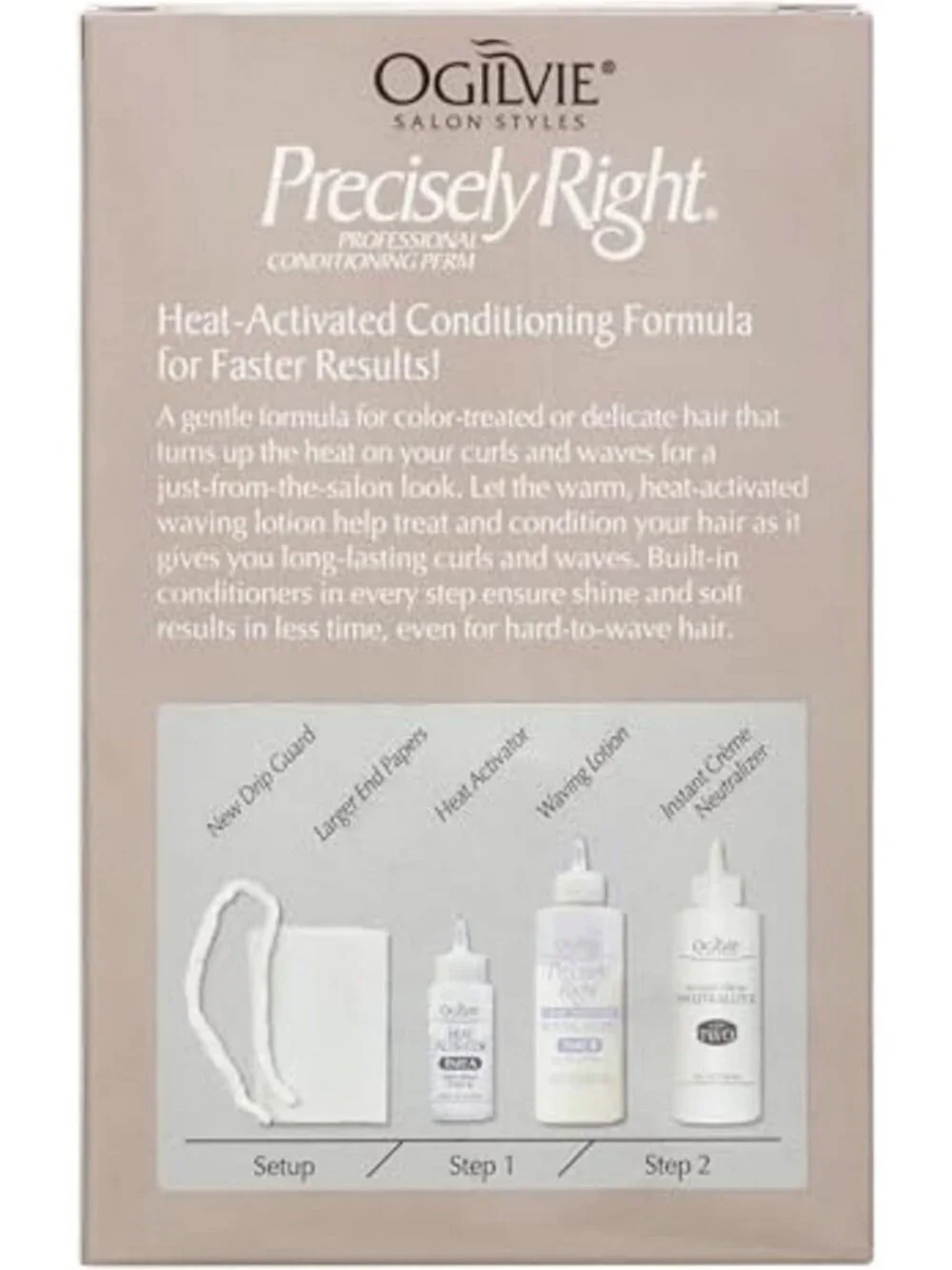 Professional Conditioning Home Perm Kit for Men & Women - Color-Treated, Thin